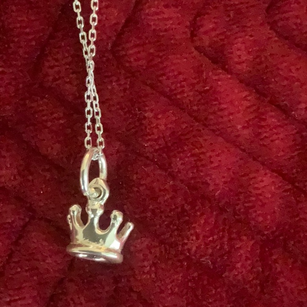 Sterling silver, Hi Ho Silver, crown necklace